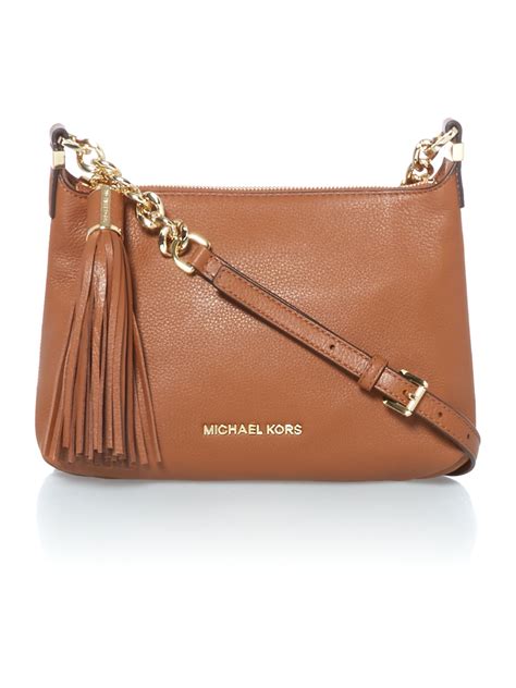 michael kors brown bag house of fraser|Michael Kors crossover body bag.